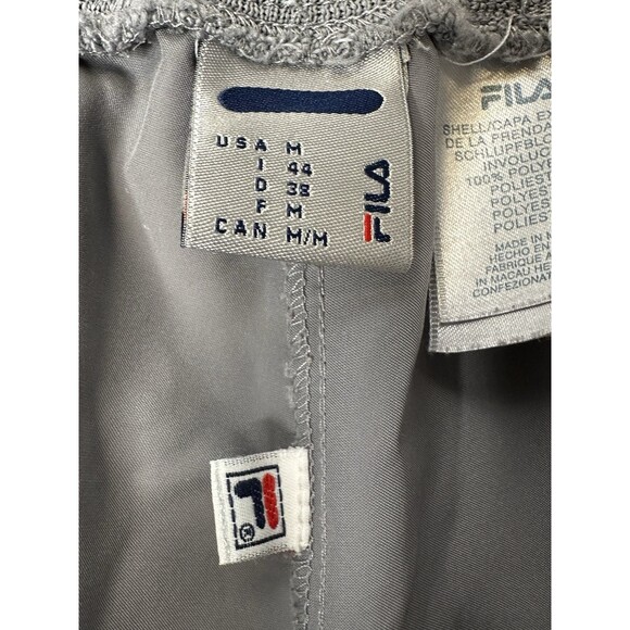 Fila athletic running workout Cargo Straight leg Capri Medium silver grey rare - Picture 8 of 11